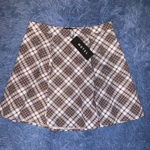 Dolls Kill plaid skirt